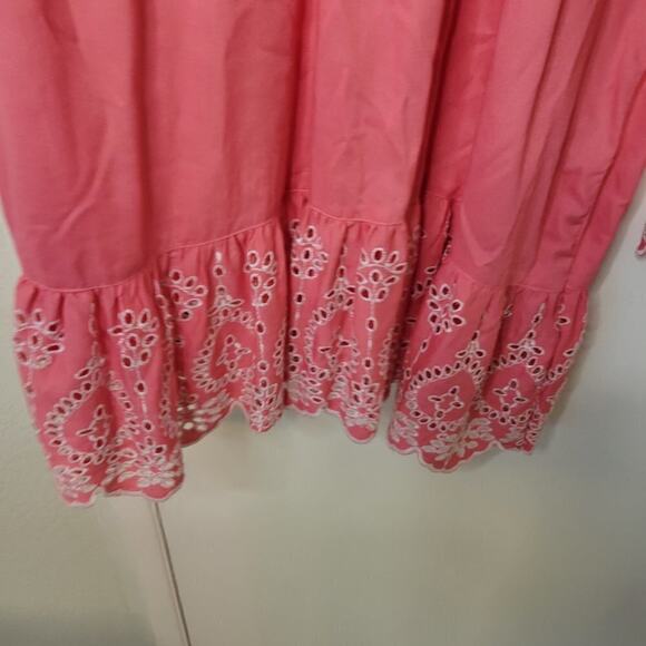 Sweet Magnolia Prairie Barbiecore Oversized Tunic Viscose Dress XL - Picture 3 of 5